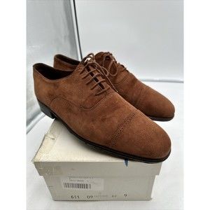 Antonio Brotini Per Bollicelli Mens Dress Shoes Size 9 Made In Italy Suede Brown